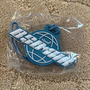 Backstreet Boys BSB Sphere Show Blue and White Luggage Tag